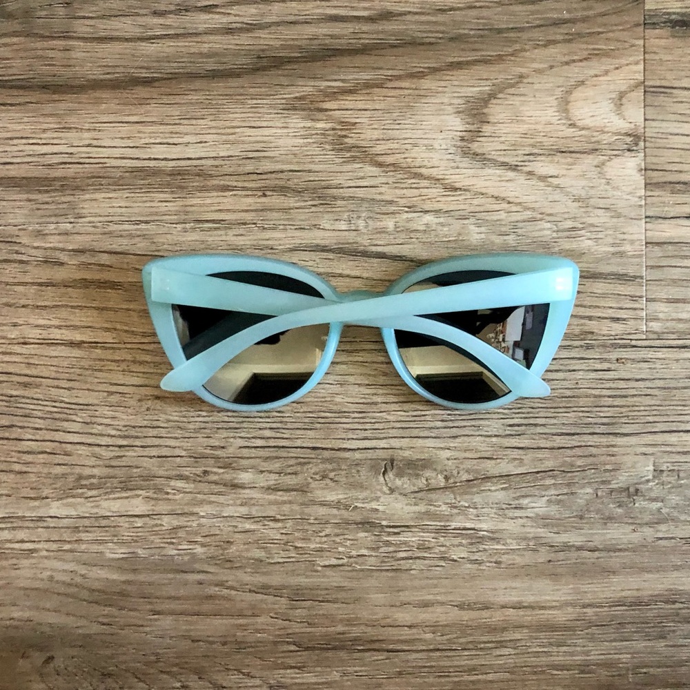 Baby Blue Cat Eye Sunglasses - Picture 9 of 9
